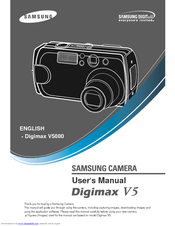 Samsung DIGIMAX V5 User Manual