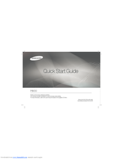 Samsung p800 Quick Start Manual