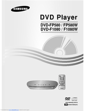 Samsung DVD-F1080W User Manual