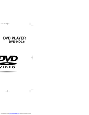 Samsung DVD-HD931 - HDTV Converter Progressive-Scan DVD Player User Manual