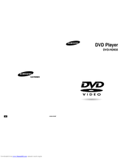 Samsung DVD-HD935 User Manual