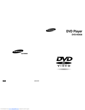 Samsung DVD-HD938 User Manual