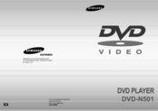Samsung DVD-N501/XAA User Manual
