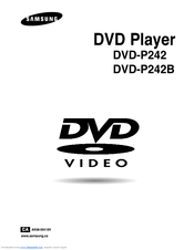 Samsung DVD-P242B Owner's Manual