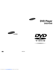 Samsung DVD-P249 Manual