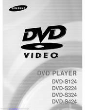 Samsung DVD-S124 Owner's Manual