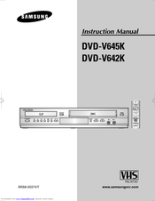 Samsung DVD-V642K Instruction Manual