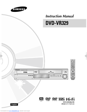 Samsung DVD-VR329 Instruction Manual