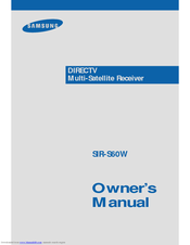 Samsung SIR-S60W Owner's Manual