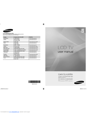 Samsung LA37A550 User Manual