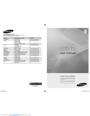 Samsung LA52A850 User Manual