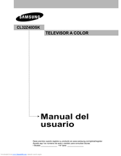 Samsung CL32Z40DSK Manual Del Usuario