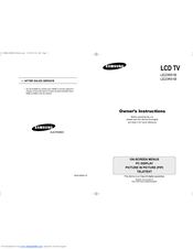 Samsung LE23R41B Owner's Instructions Manual