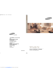 Samsung LT-P468W Owner's Instructions Manual