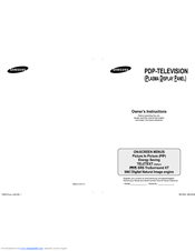 Samsung PS-50C62H Owner's Instructions Manual