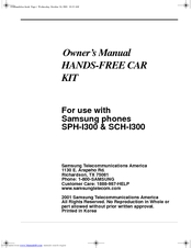 Samsung SPH-I300 Owner's Manual