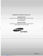 Samsung 2.006081415135e16 Instruction Manual