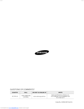 Samsung BD2ST User Manual