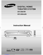 Samsung HT-DB1650 Instruction Manual