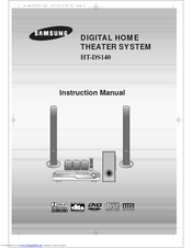 Samsung HT-DS140 Instruction Manual