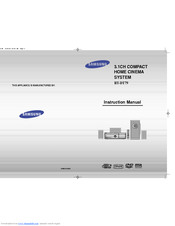 Samsung HT-DT79 Instruction Manual