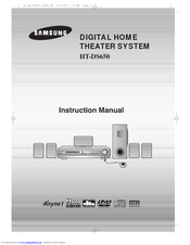 Samsung HT-DS650 Instruction Manual