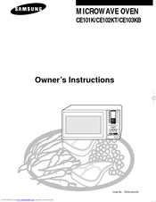 Samsung CE103KB Owner's Instructions Manual