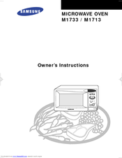 Samsung M1733 Owner's Instructions Manual