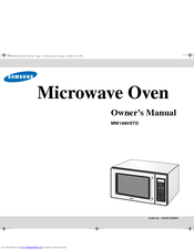 Samsung MW1980STD Owner's Manual