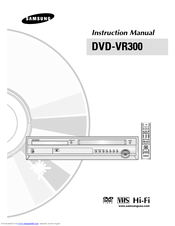 Samsung DVD-VR300 Instruction Manual