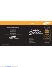 Samsung yepp Sports AH68-01467F User Manual