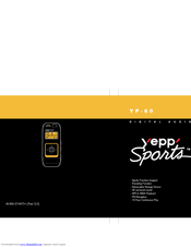 Samsung Yepp Sports YP-60 Z Manual