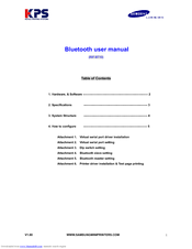 Samsung RIF-BT10 User Manual
