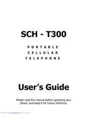 Samsung SCH - T300 User Manual