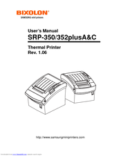BIXOLON SRP-352plusA&C User Manual