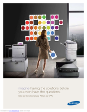 Samsung Color & Monochrome Laser Printers & MFPs Specifications
