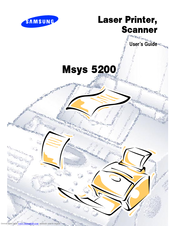 Samsung MSYS 5200 User Manual