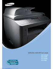 Samsung SCX-4720F User Manual