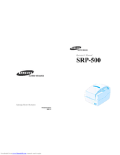 Samsung Bixolon SRP-500 Operator's Manual