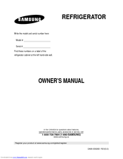 Samsung RB213KABB Owner's Manual