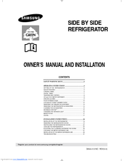 Samsung DA99-01278C Owner's Manual And Installation