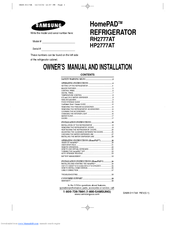 Samsung HomePAD RH2777AT Owner's Manual And Installation