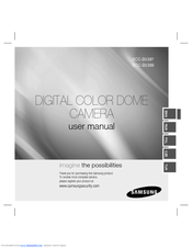 Samsung SCC-B5399H - Super High-Resolution Anti-Vandal WDR Dome Camera User Manual