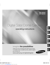 Samsung SCC-B5344 Operating Instructions Manual