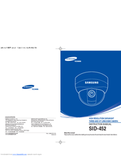 Samsung SID-452 Instruction Manual