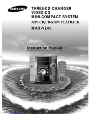 Samsung MAX-VL45 Instruction Manual