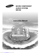 Samsung MM-B9 Instruction Manual
