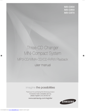 Samsung MX-C870 User Manual