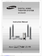 Samsung HT-DS630T Instruction Manual