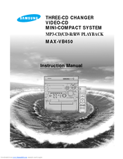 Samsung MAX-VB450 Instruction Manual